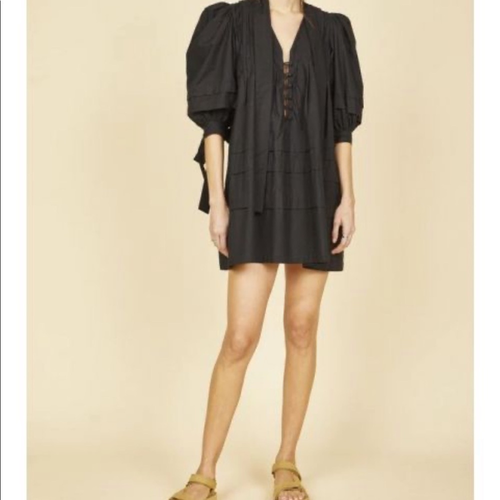 Hunter Bell Jenkins Dress in Onyx